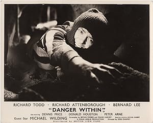 Danger Within [Breakout] (Two original British front-of-house cards from the 1959 film)