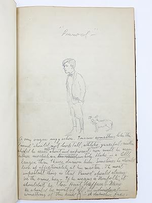 Autograph manuscript signed (three times: "NB Tarkington," "N.B.T.") regarding the illustration o...