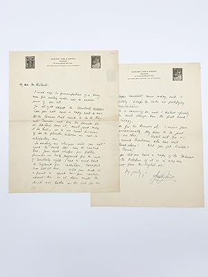 Autograph letter signed ("Frank Norris") to Grant Richards, his English publisher; New York, ca N...