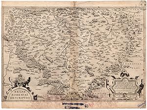 Antique Map-MAP-EUROPE-CZECHOSLOVAKIA-PRAGUE-RADIONOFF-Ortelius-1570-1612