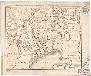 Antique Map-MAP-ASIA-VOLGA-OERAL-RUSSIA-KAZACHSTAN-TURKMENISTAN-Tardieu-1783
