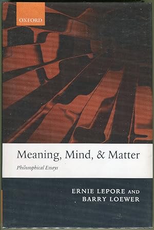 Meaning, Mind, and Matter; Philosophical Essays