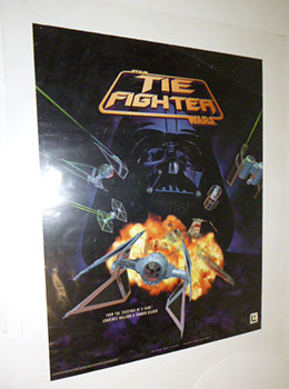 Star Wars: Tie Fighter. Poster. Original printing.