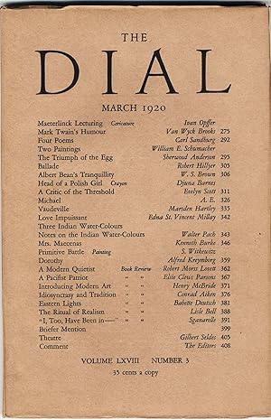 "Head of a Polish Girl," contained in THE DIAL