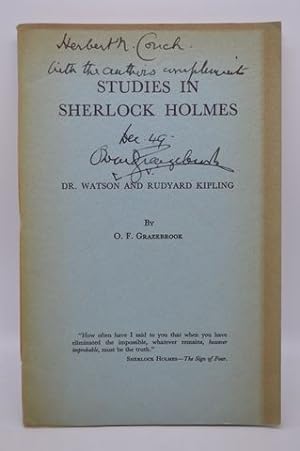 Studies in Sherlock Holmes V. Dr. Watson and Rudyard Kipling
