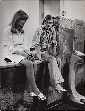 Deep End (Original photograph of Jerzy Skolimowski and Jane Asher from the set of the 1970 film)