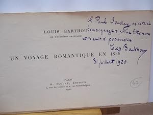 Un voyage romantique en 1836 ( V. Hugo & J. Drouet).