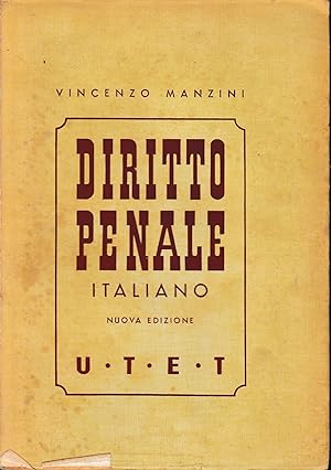 Trattato di Diritto Penale Italiano, vol. 8^