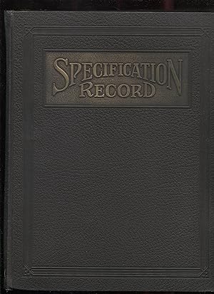 Specification Record of The American Specification Institute Vol. Four, 1931
