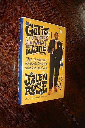 Jalen Rose (signed) University of Michigan Basketball - Fab Five & Other True Stories & Flagrant ...