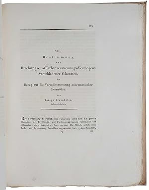 Bestimmung des Brechungs- und Farbenzerstreuungs- Vermögens verschiedener Glasarten, pp. 193-226 ...