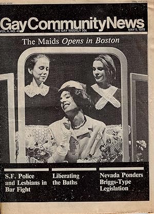 Gay Community News Vol. 6 no. 40 May 5, 1979