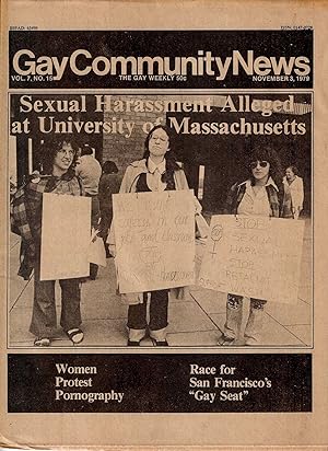 Gay Community News Vol. 7 no.15 Nov. 3, 1979