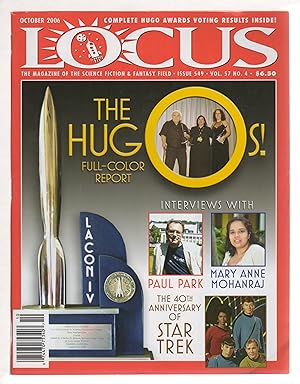 LOCUS: The Magazine of the Science Fiction and Fantasy Field, Issue 549, Vol. 57, No. 4. October ...