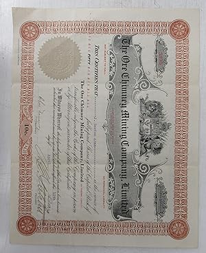 The Ore Chimney Mining Company, Limited stock certificate