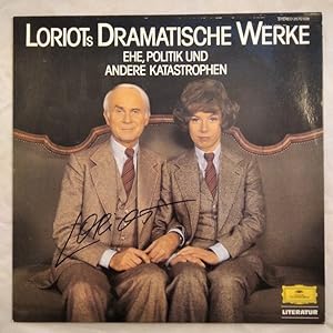 Loriot - Loriots Dramatische Werke - Ehe, Politik und andere Katastrophen (signiert) [LP] .