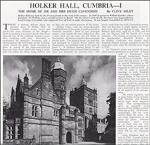 Holker Hall, Cumbria - Part I and II. Several pictures and accompanying text, removed from an ori...