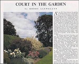 Court in The Garden: Llanfair Court. Several pictures and accompanying text, removed from an orig...
