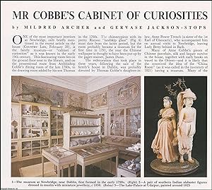 Mr Cobbe's Cabinet of Curiosities. Several pictures and accompanying text, removed from an origin...