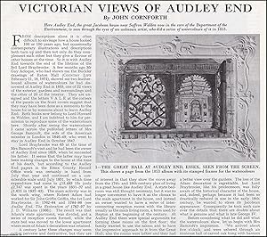 Victorian Views of Audley End: the Jacobean house near Saffron Walden. Several pictures and accom...