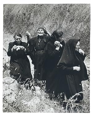 [Photographs showing mob killings, grieving families and funerals].Palermo, [ca. 1961-1966?]. 5 l...