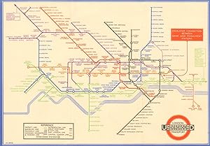 London Underground Transport - Underground railways of London [print code 33-2791] 1933