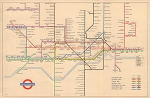 London Transport - Diagram of lines - January 1953 [453/923Z/250M(R)] - 453/923Z/250M (R)