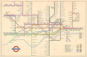 London Transport - Railways diagram of lines - January 1953 [1253/2563D/250000/2 changes]