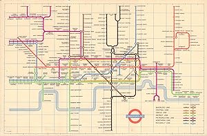 London Transport - Diagram of lines - 1958 [858/17836M/500,000 (R)]