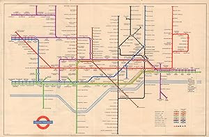 London Transport - Diagram of lines [January 1950 - 449/858M/500,000