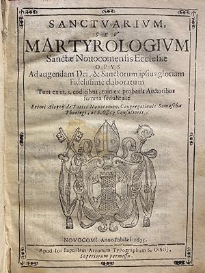 Sanctuarium seu martyrologium Sanctae Novocomensis Ecclesiae [.].