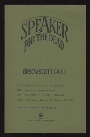 SPEAKER FOR THE DEAD