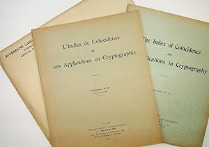 The Index of Coincidence and Its Applications in Cryptography : Publication No. 22 WITH L'indice ...