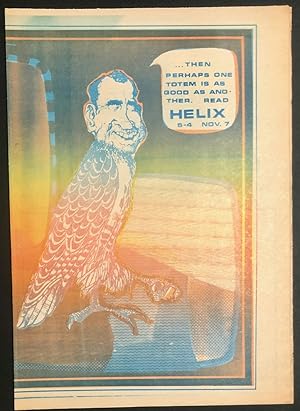 Helix Vol. V No. 4 November 7, 1968 Richard Nixon Cover; Trim Bissell Article; Robert Crumb Ad