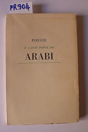 Poesie e canti popolari arabi
