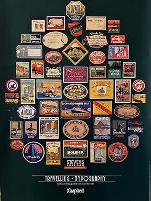 TRAVELLING TYPOGRAPHY - A Collection of Luggage Labels from Around the World (poster)