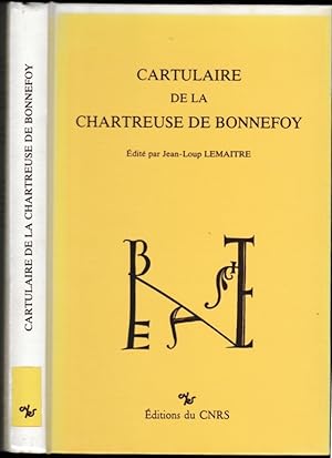 Cartulaire de la chartreuse de Bonnefoy [1176-1229]