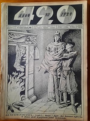 Il 420. (Settimanale politico-satirico fondato da Giuseppe Nerbini). Anno XV, 1929.
