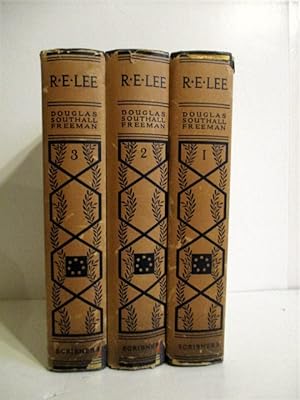 R. E. Lee. A Biography. (3 Volume Partial set) Pulitzer Prize Edition.