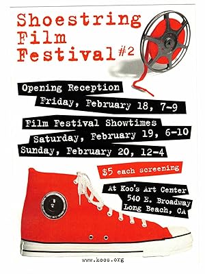 Shoestring Film Festival invitation