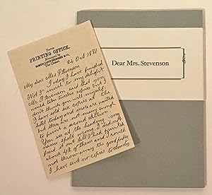 Dear Mrs. Stevenson: a Letter From Samuel Lloyd Osbourne to Margaret Stevenson