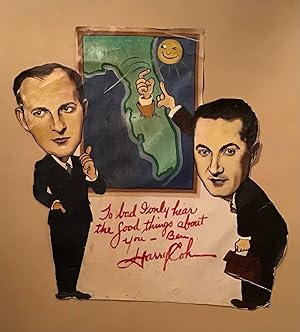 Ben Bernie Lot - with Original Oil Painting of Ben and Harry
