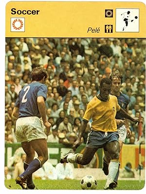 Pelé 1977 Sportscaster card