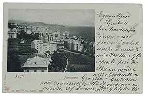 PEGLI - PANORAMA (cartolina viaggiata 1902):