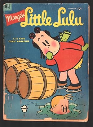 Marge's Little Lulu #53 1952-Dell-Tubby & Witch Hazel appear-Low grade reading copy-Cover loose-G-