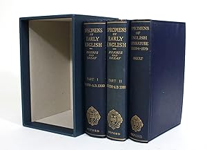 Specimens of Early English, With Introduction Notes, and Glossarial Index [3 vols]