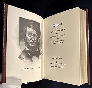 WALDEN; By Henry David Thoreau / With Wood-engravings by Thomas W. Nason / Collector's Edition / ...