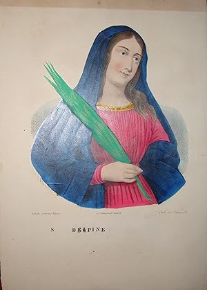 Sainte Delpine (sic pour Delphine).