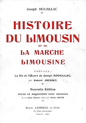Histoire du Limousin et de la Marche limousine