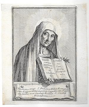 Sainte Françoise veuve romaine .